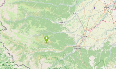 Scossa di terremoto in valle Stura: trema la terra ad Aisone
