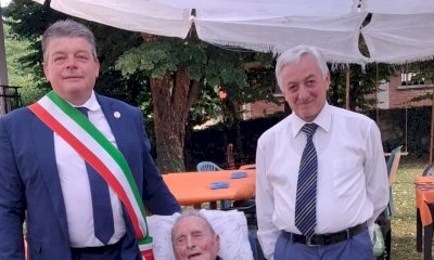 Dogliani festeggia i 102 anni di Cesare Canis