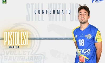 Pallavolo, Matteo Pistolesi &egrave; il nuovo capitano di Savigliano