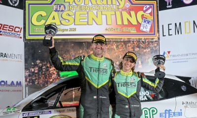 Rally: nel caldissimo "Casentino" secondo posto nel Trofeo 2 Ruote Motrici per Giordano-Siragusa