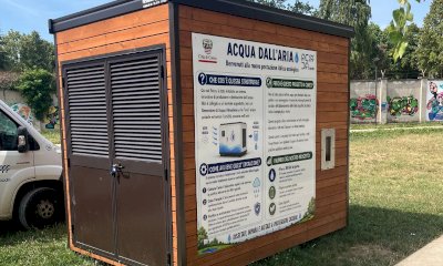 Al Parco Parri di Cuneo l&rsquo;acqua nasce dall&rsquo;aria con una nuova postazione idrica eco-sostenibile
