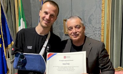 A Palazzo Lascaris sport ed emozioni con l&rsquo;atleta paralimpico Paolo Priolo