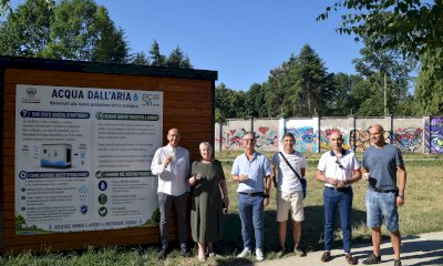 Cuneo, Parco Parri ha la sua nuova postazione idrica eco-sostenibile