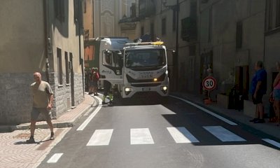 Tir in panne ad Aisone, disagi per il traffico in valle Stura