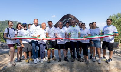 Inaugurata la Strada dei Cannoni: il nuovo regolamento prevede il pagamento per i veicoli motorizzati