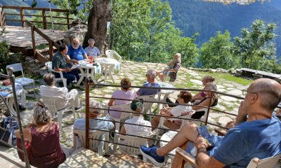 Un emozionante incontro sui cavi&egrave; di Elva nel Monastero di Padre Sergio di Marmora