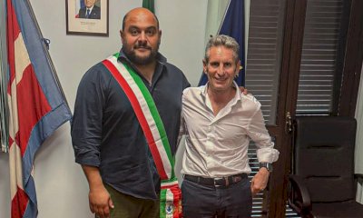Il direttore generale di Azienda Zero Massimo D'Angelo in visita a Brondello
