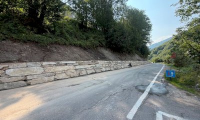 Crissolo completa la nuova scogliera di contenimento verso la localit&agrave; La Spiaggia