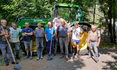 Il valore del bene comune: a Roburent i volontari si mobilitano per la strada Mondini-Costacalda