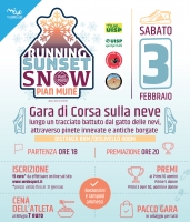 Paesana: Running Sunset Snow - gara di corsa sulla neve