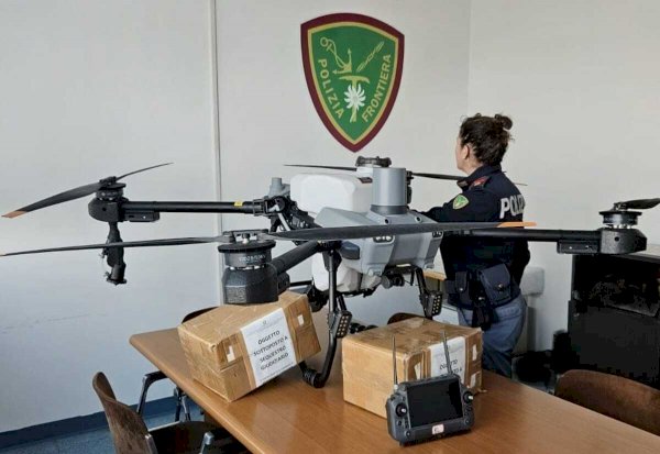 Drone sequestrato a Levaldigi
