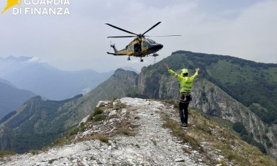 Esercitazione congiunta tra Cnsas e Soccorso Alpino della Finanza sulla ferrata dei Funs