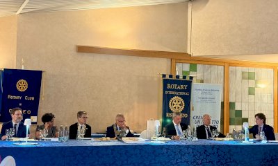 Rotary Club Cuneo 1925: il Governatore Fortunato Crovari in visita al Club