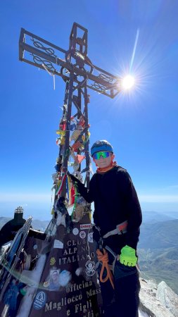 Leonardo, a 10 anni sul Monviso