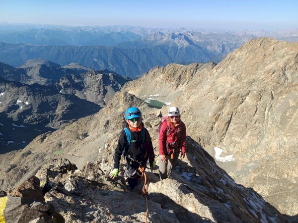 Leonardo, a 10 anni sul Monviso