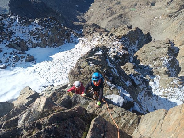Leonardo, a 10 anni sul Monviso