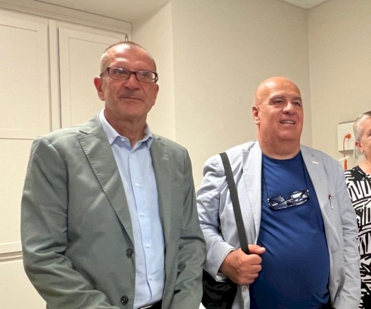 Franco Ripa, DG Santa Croce, e Giuseppe Guerra, DG Asl CN1
