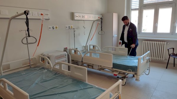 Federico Riboldi all'inaugurazione di Saluzzo