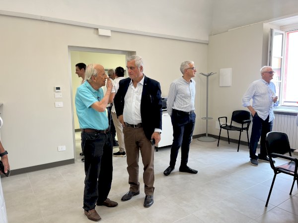 Ugo Sturlese all'inagurazione di Cuneo