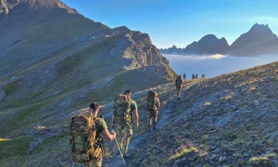 Addestramento in alta valle Varaita per gli Alpini della Taurinense
