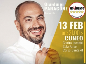 Gianluigi Paragone a Cuneo martedì 13 febbraio