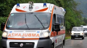 Motociclista fuori strada a Nucetto