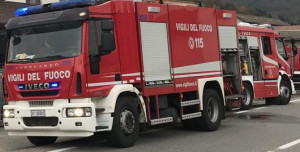 Trattore prende fuoco a Rocca de' Baldi, intervengono i Vigili del Fuoco