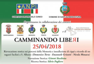 'Camminando Liberi', rievocazione storica tra Benevagienna e Sant'Albano
