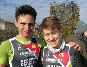 Ottimi risultati per Leonardo Geretto e Marco Arnaudo al Grand Prix Triathlon