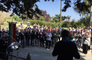 Santo Stefano Belbo: folta partecipazione al raduno partigiano a Valdivilla per il 25 aprile