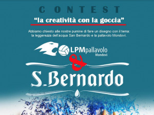 Acqua San Bernardo ed Lpm pallavolo Mondovì insieme per 'La creatività con la goccia'