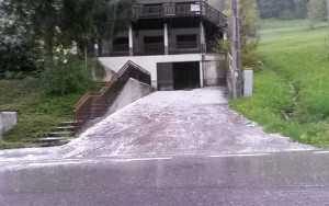 Violenta grandinata a Vernante (LE FOTO)