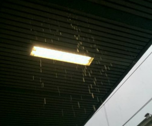 A Cuneo piove...dentro la stazione (LE FOTO)