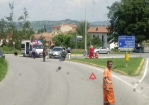 Incidente a Villanova Mondovì: ferito un motociclista