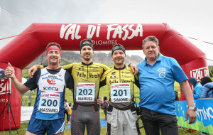 Tre cuneesi momentaneamente al comando della 'Val di Fassa Running'