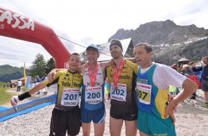 Podio tutto cuneese alla 'Val di Fassa Running': trionfa Manuel Solavaggione