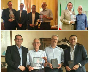 Tris da Banchieri: tour istituzionale del Banchiere Ghisolfi e dei collaboratori Rizzo e Buttieri