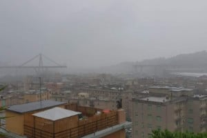 Crolla il viadotto Morandi a Genova, potrebbero intervenire i Vigili del Fuoco di Cuneo