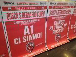 Volley A1/F: presentata la 'Bosca San Bernardo Cuneo'