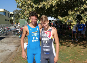 Triathlon: Marco Arnaudo e Leonardo Geretto protagonisti alla Coppa Europa Junior