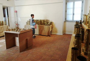 Esposizione di bossoli, e non solo, in Palazzo Samone a Cuneo