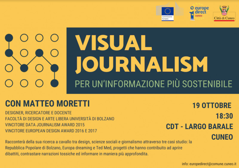 Cuneo, al Centro Documentazione Territoriale si parla di 'Visual Journalism'