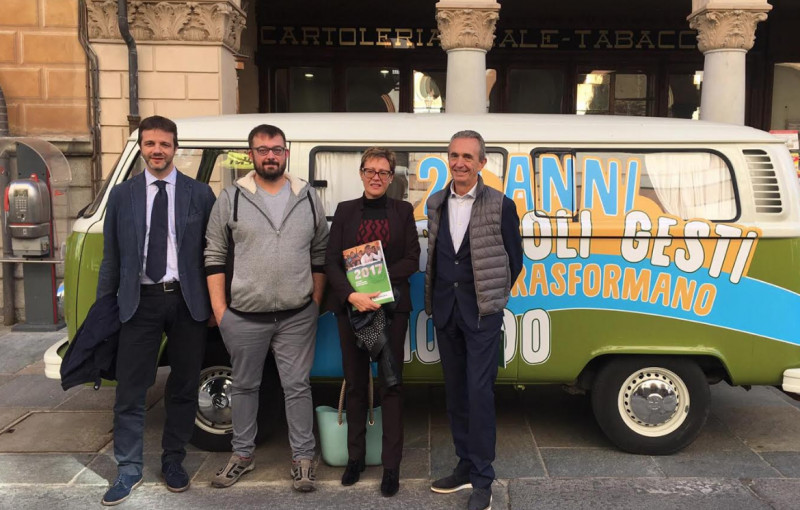 Ai Comuni di Cuneo e Roccabruna, insieme al Consorzio Cec, il premio 'Humana Eco Solidarity'