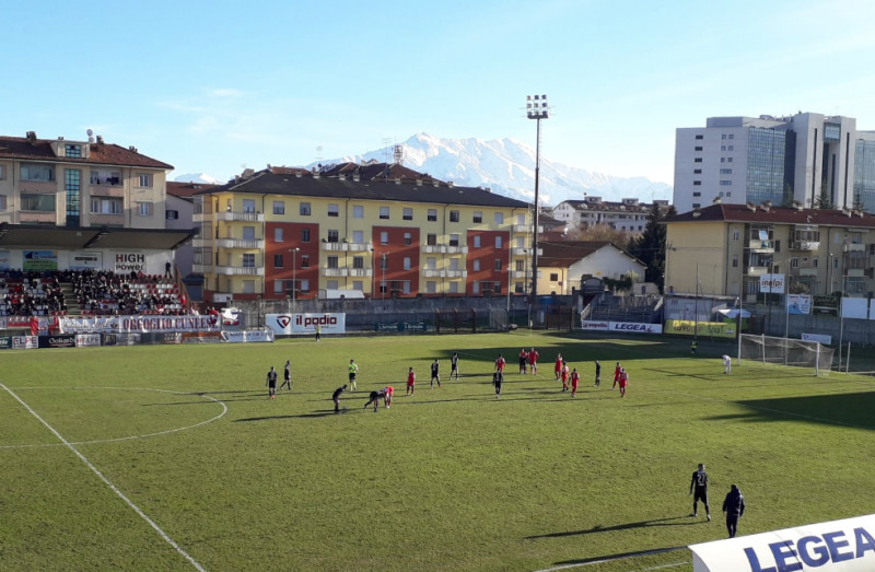 Il Cuneo calcio pareggia con l'Entella 1-1