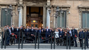 Tanti cuneesi con la Lega Giovani del Piemonte a Roma per la manifestazione dell'8 dicembre