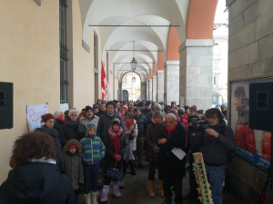 'L'Italia che resiste' (anche alla neve) in piazza contro il Decreto Sicurezza