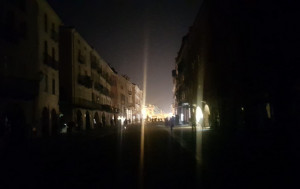 Black out in via Roma e nel centro storico di Cuneo