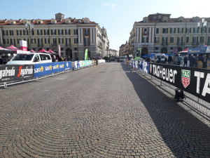 Cuneo: in città si è messa in moto la 'macchina' del Giro d'Italia (FOTOGALLERY)