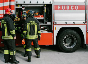 Busca: incendio in via Conti della Morea