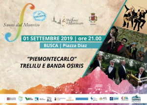 Domenica primo settembre i Tre Lilu con la Banda Osiris a Busca con uno spettacolo inedito